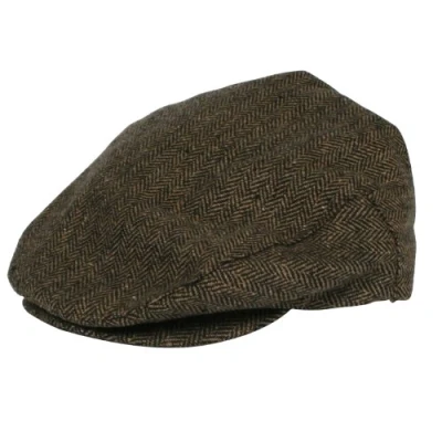 Image of BRIXTON Men Hooligan Driver Snap Hat Newsie Cap, Brown/Khaki, L UK