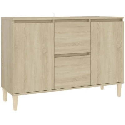 Image of Sideboard Sonoma Oak 103.5x35x70 cm Engineered Wood