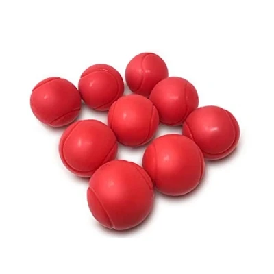 Image of E Deals 70mm Soft Foam Tennis Balls Pack of 9 Red