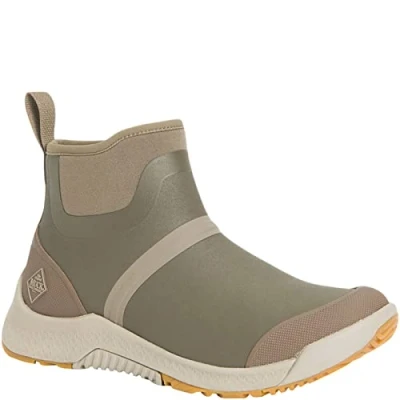 Image of Muck Boots Women&#039;s Outscape Chelsea Slip On Waterproof Boot, Brown, 6