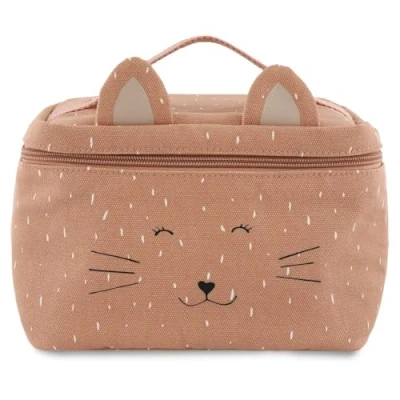 Image of Trixie 20 222 Lunch Bag Cat, Cotton, 5.2 liters, Pink