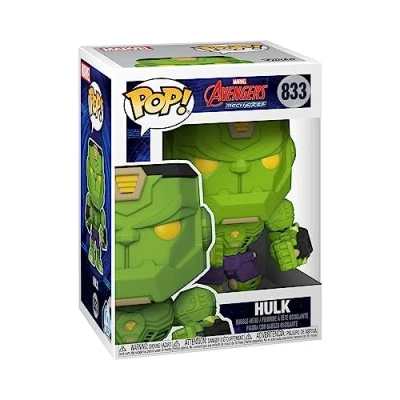 Image of Funko POP! Marvel Mech Hulk Comics Vinyl Collectable Figure Gift Idea Official Merchandise Toys for Kids &amp; Adults Comic Books Fans Model Collectors