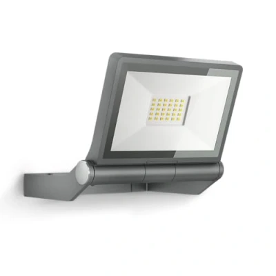 Image of Steinel LED Outdoor Floodlight XLED ONE Anthracite, 17.8 W Security Light, 2050 lm, for Driveway, Yard and Garden