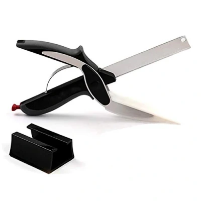 Image of DSYJ Clever Cutter 2 in 1 Knife and Cutting Board Scissors