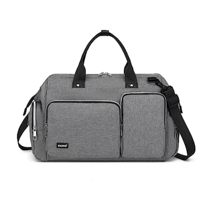 Image of Kono Unisex&#039;s Eq2036 Diaper Bag, Gray