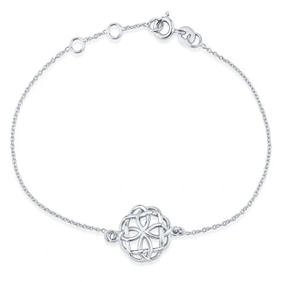 Image of SILVEGO Women&#039;s 925 Sterling Silver Bracelet Celtic Sun
