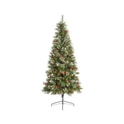 Image of Kaemingk Ipswich Snowy Pine Tree 180cm Green/White