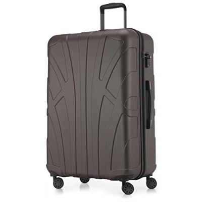 Image of SUITLINE Hardshell Suitcase, Travel Luggage, TSA, 76 cm, Approx. 96 liters, 100% ABS mat, Titan