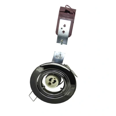 Image of Ansell GU10 Downlight Black Chrome Adjustable