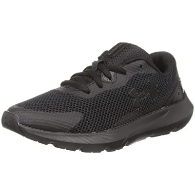 Image of Under Armour Boys Ua BGS Surge 3 Running Shoe, Black, UK