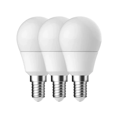 Image of Nordlux Energetic E14 G45 5,8W 470 Lumen 3 Pack Light Bulbs Home Décor Lighting Indoor Bedroom Living Room Dining Kitchen Guest Office Hotel Hallway Ceiling Table Lamps 230V 2700K