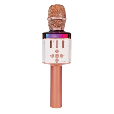 Image of EASY Karaoke EKM10RG Bluetooth Microphone Rose Gold