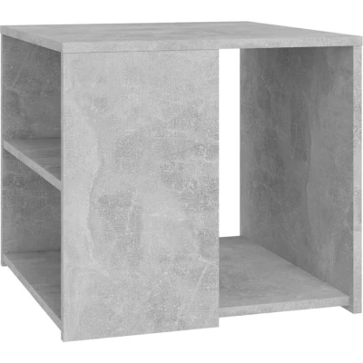 Image of vidaXL Side Table Concrete Grey 50x50x45 cm Engineered Wood