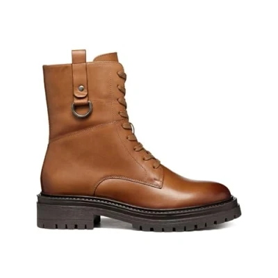 Image of Geox Women&#039;s D Iridea B Ankle Boot, Cognac, 5 UK