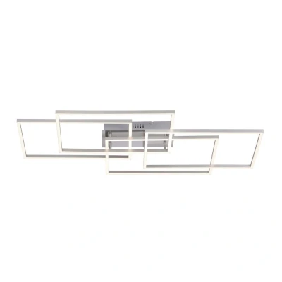 Image of JUST LIGHT. Dime LED ceiling light Iven, dimmable, steel, 95x51.5cm