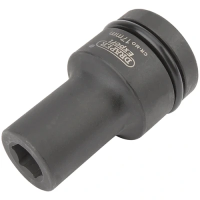 Image of Draper Expert HI TORQ� 6 Point Deep Impact Socket, 1&quot; Sq. Dr., 17mm