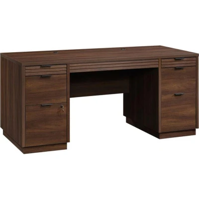 Image of TEKNIK Elstree 5426484 Executive Desk Spiced Mahogany