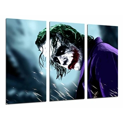 Image of Cuadros Camara Batman and the Joker Superhero Photo Poster Total Size: 97 x 62 cm XXL, Multicoloured