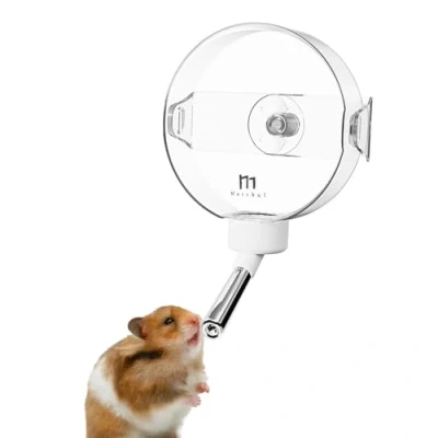 Image of Marchul Hamster Water Bottle, Small Animal Bottle for Cage, 150ml, Guinea Pig Hamsters Dispenser Rabbit/Guinea Pig/Chinchillas/Rat/Dwarf/Gerbil