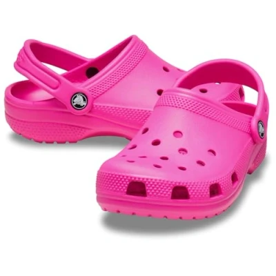Image of Crocs Unisex Kids Classic K Clogs, Pink Crush, 6 UK