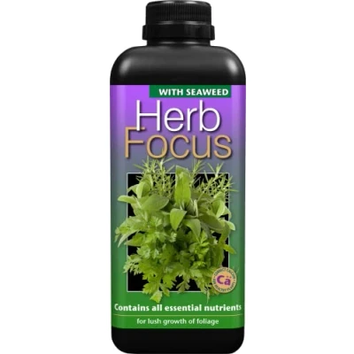 Image of Growth Technology Ltd GTHF1 Herb Focus Liquid Concentrated Fertiliser 1 Litre