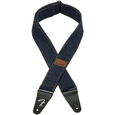 Image of Fender x Wrangler Denim Strap, Dark Indigo