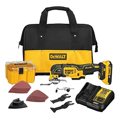 Image of DEWALT 20V MAX XR Oscillating Multi Tool Kit, Variable Speed (DCS356D1)