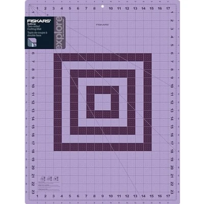Image of Fiskars Cutting Mat, Polypropylene (PP), Lilac, 18 x 24 Inches