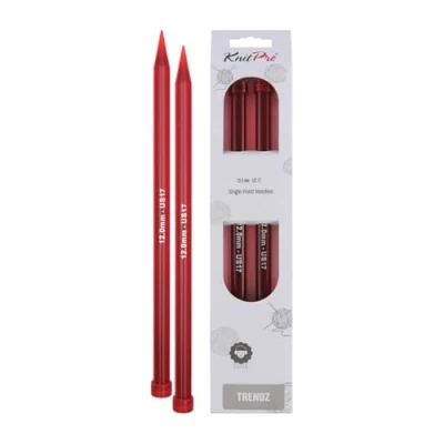 Image of KNIT PRO 35 cm x 12.00 mm Single Pointed Needles, Multi Colour