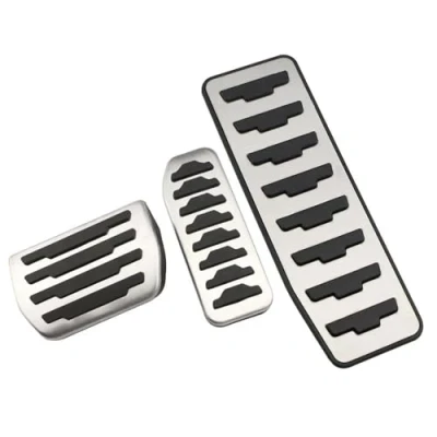 Image of Car Foot Pedals For Land Rover Discovery Sport Range Evoque Pedal Jaguar F Pace XE XF Cover Brake Vehicle Pedal(AT With Rest)