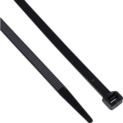 Image of Edison Black Cable Ties 7.6 x 370mm, Pack of 100