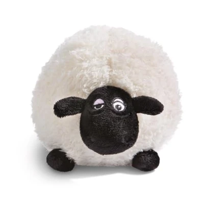 Image of NICI 49188 Soft Toy Shaun The Sheep Shirley 17cm White Cuddly Cute Plush to Snuggle and Play with, for Children &amp; Adults, Gift idea