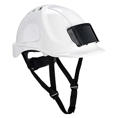 Image of Portwest Endurance Badge Holder Helmet White