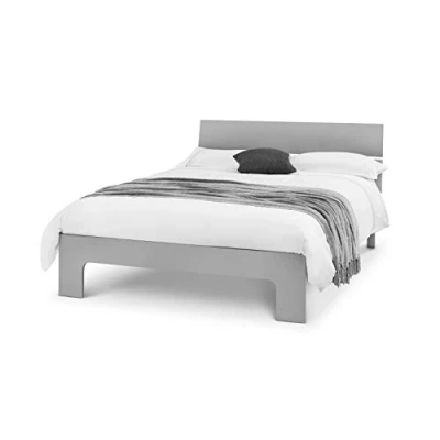 Image of Julian Bowen Manhattan Bed 135Cm, Grey