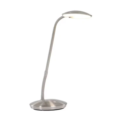 Image of Zenith Led Desk Task Lamp Steel Brushed, Plastic Matt