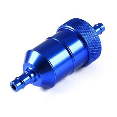 Image of Motorcycle Pit Dirt Bike Petrol Gasonline Fuel In Line Filter Cleaner 1/4&quot; 6mm