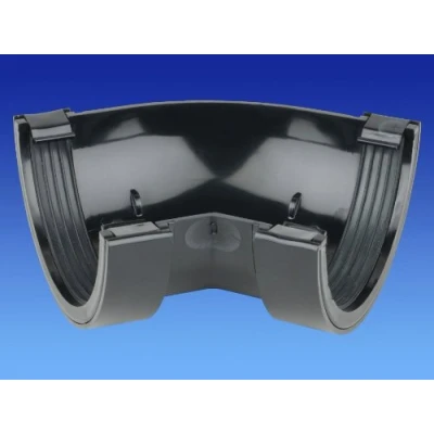 Image of Wavin OSMA Roundline Angle (45 deg) 112mm Black 0T004b