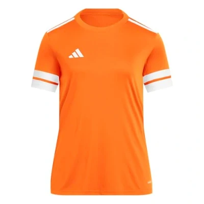 Image of adidas Women&#039;s SQUADRA25 Jersey Short Sleeve, Team Orange/White, XXL