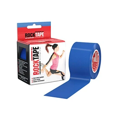 Image of RockTape Unisex Uncut Std Kinesiology Tape (5cm x 5m Roll), Elastic Therapeutic Sports Tape,Latex Free Physio for Shoulder, Ankle, Elbow, Wrist, Shin Splints and Knee Support, Navy Blue