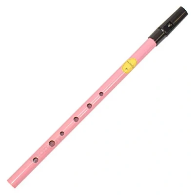 Image of Pink Feadog Brass D Irish Tin Whistle