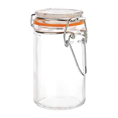Image of 12X Mini Terrine Jar 70ml 85mm Rubber Sealed Air Tight Preserve Food Storage