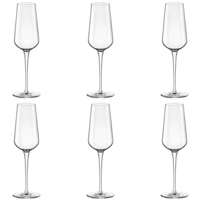 Image of 6x 285ml Inalto Uno Champagne Flutes By Bormioli Rocco