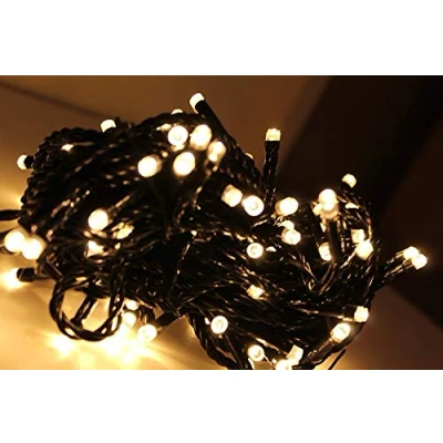 Image of Best Artificial LED Mains Powered Low Voltage UK Plug 8 Multi Function with Optional Timer &amp; Memory String Lights Garden Party Fairy Indoor Outdoor Black Cable (Warm White, 750 LED&#039;s)