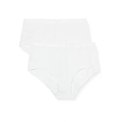 Image of Playtex Brief Woman Organic Cotton Midi x2, White, L