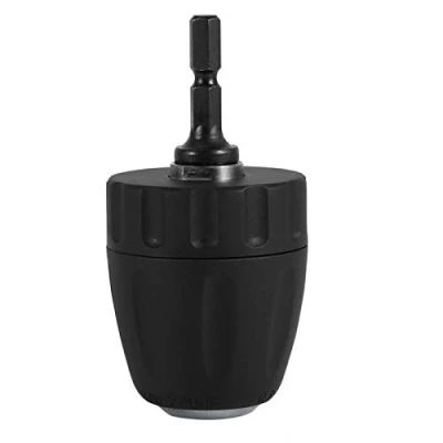 Image of Drill Bit Chuck Clip, 3/824UNF 0.810MM Keyless with w/ 1/4&#039;&#039; Hex Shank Rod Adapter W, for Pistol Charging Hexagonal Extension