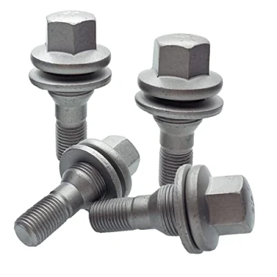 Image of Pulchra 4PCS Wheel Bolts Nuts for Citroen C2 C3 C4 C5 Peugeot 206 207 308 407,Thread M12 x 1.25
