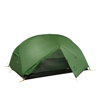 Image of Naturehike Mongar 2 Men Lightweight Camping Tent for 3 Seasons, Free Standing, Portable, Outdoor, Cycling, Camping, Mountaineering