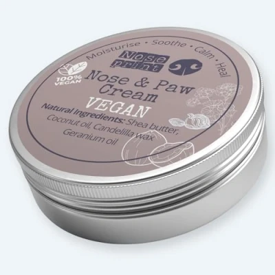 Image of 30ML Vegan 100% Natural Dog Nose &amp; Paw Balm Protector For Dogs Moisturiser Moisturises And Conditions Relieves Dry Cracked Pads