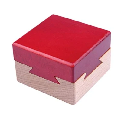Image of Moraphee Wooden Puzzle Box Brain Teaser Secret Jewellery Gift for Christmas Surprise