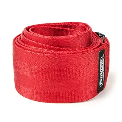 Image of Jim Dunlop DST7001RD Deluxe Seatbelt Strap, Red